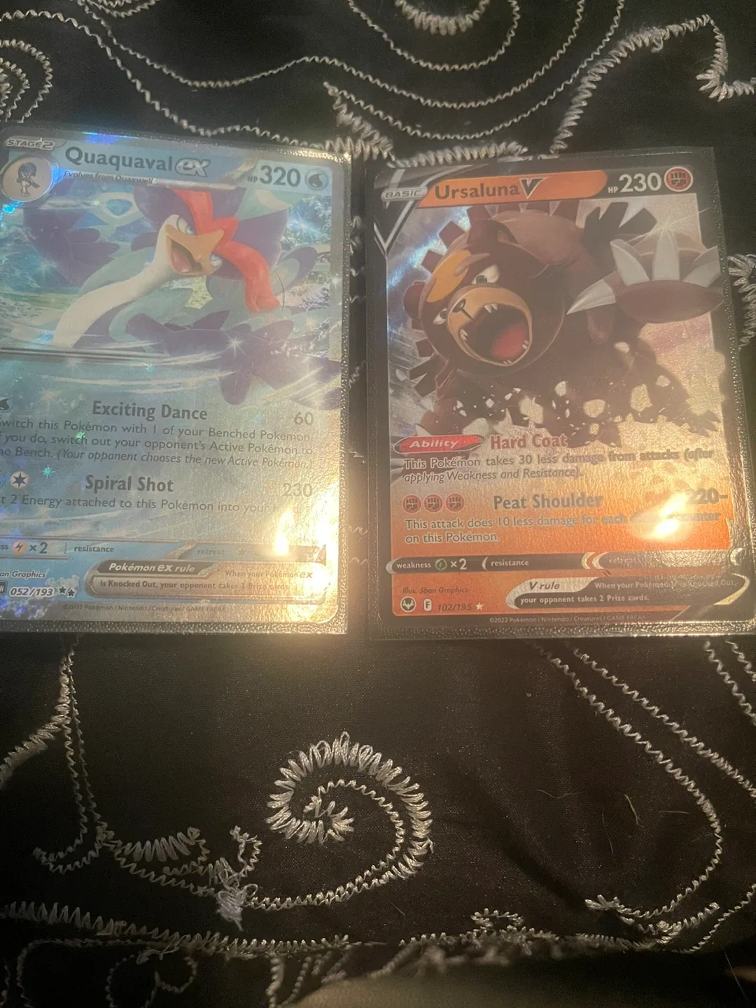 Pokemon Cards: Quaquaval EX, Ursaluna V, Koraidon EX image indicator(2)