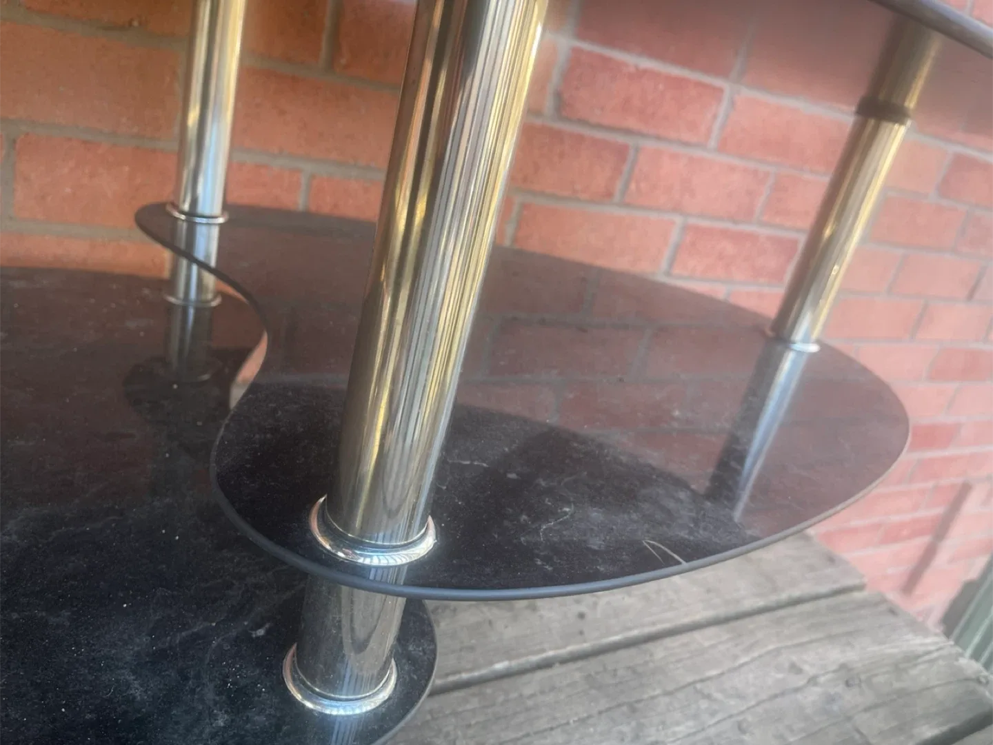 Black Glass Coffee Table image indicator(2)