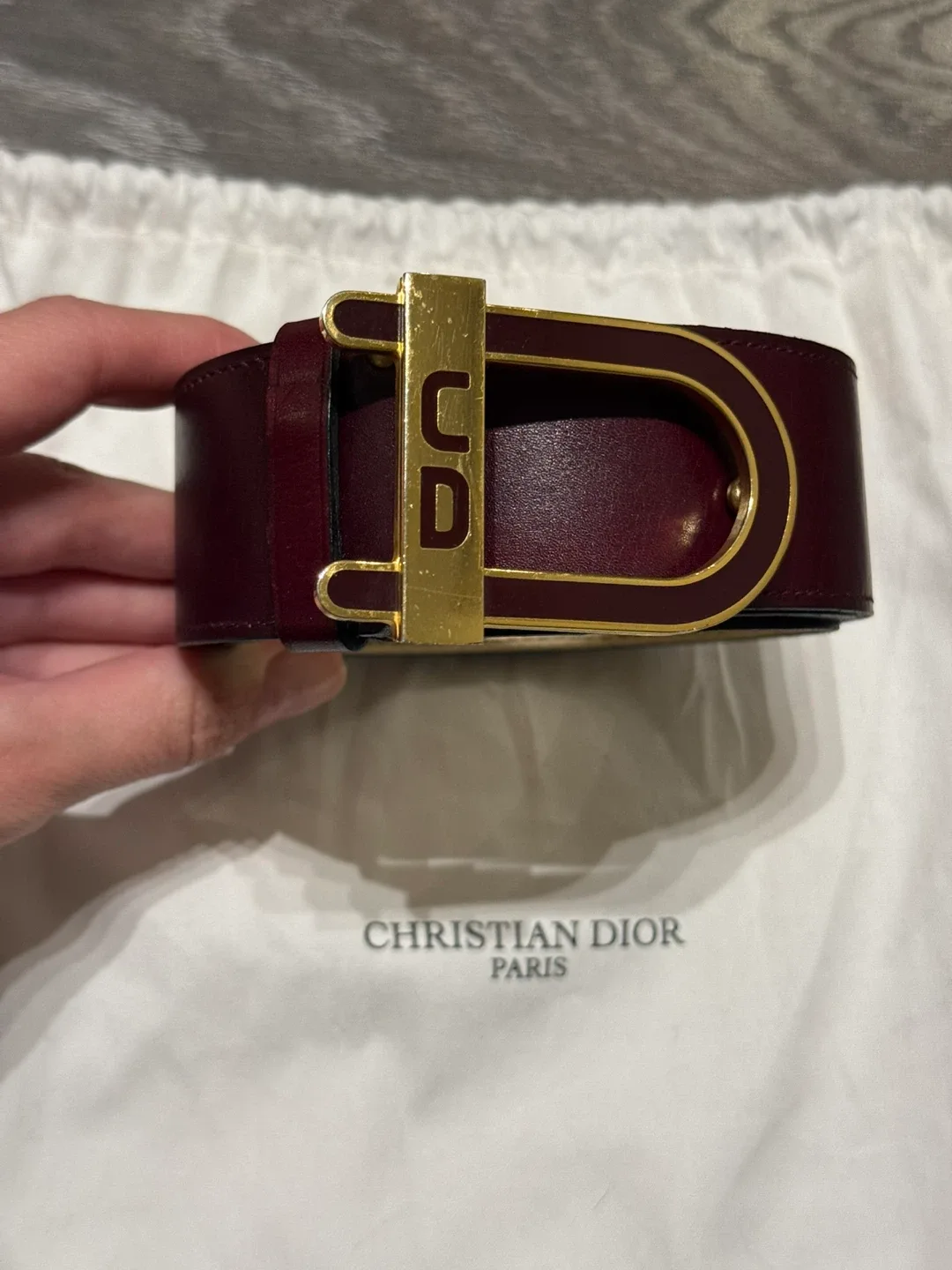 Christian Dior Paris Belt Size 85 Made in France image indicator(3)