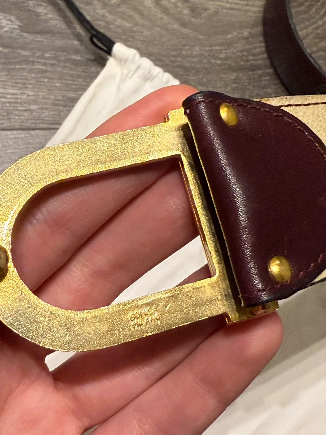 Christian Dior Paris Belt Size 85 Made in France image indicator(4)