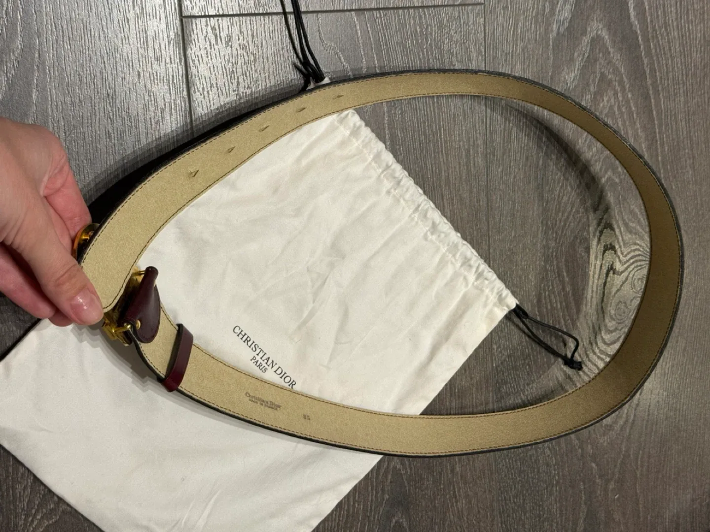 Christian Dior Paris Belt Size 85 Made in France image indicator(6)