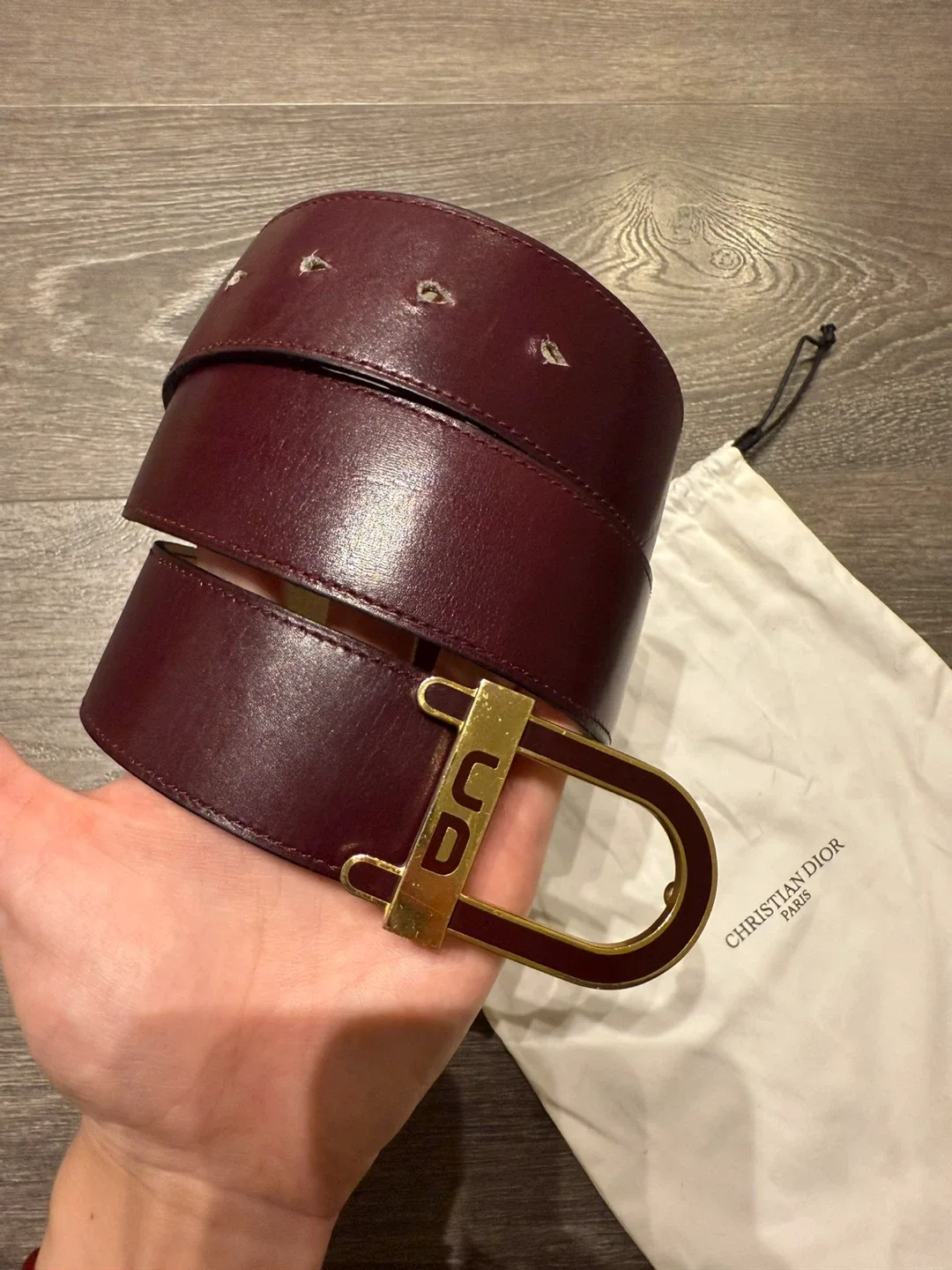 Christian Dior Paris Belt Size 85 Made in France image indicator(7)