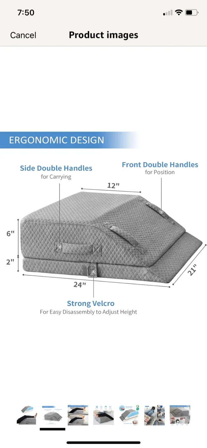 New- Adjustable Leg Elevation Pillow image indicator(2)