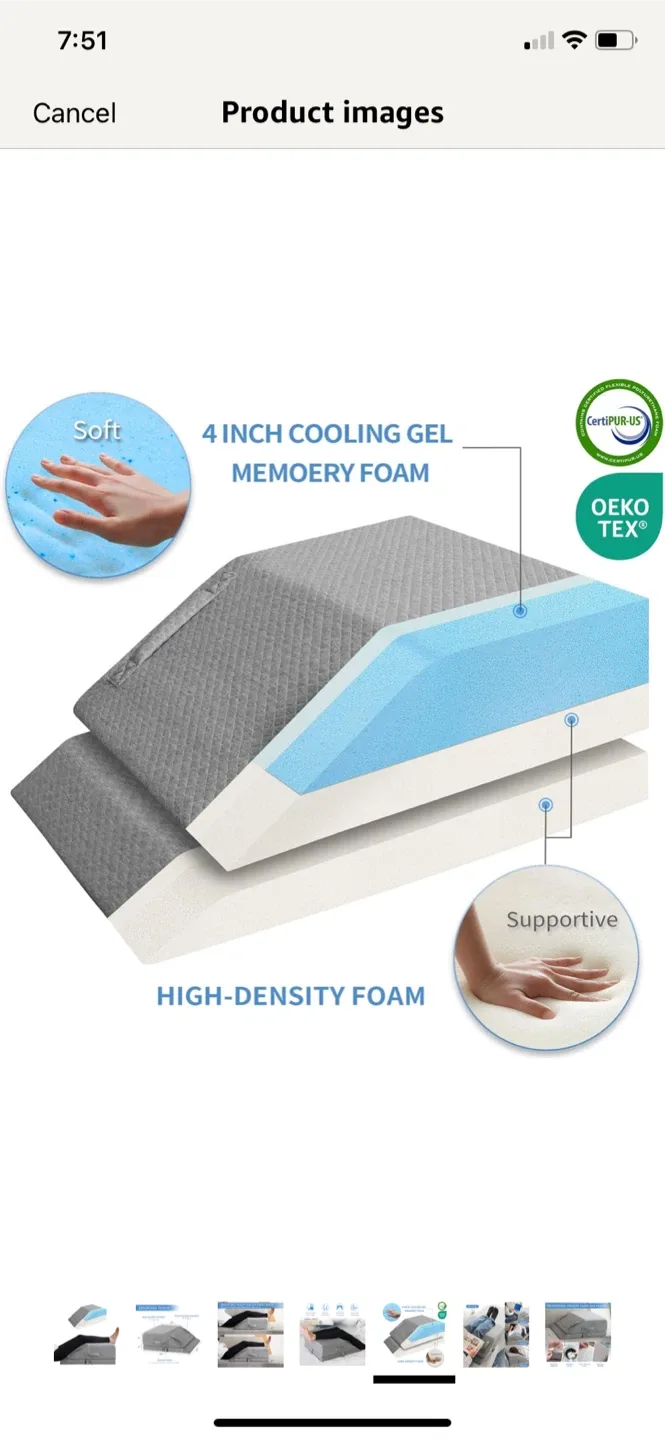 New- Adjustable Leg Elevation Pillow image indicator(6)