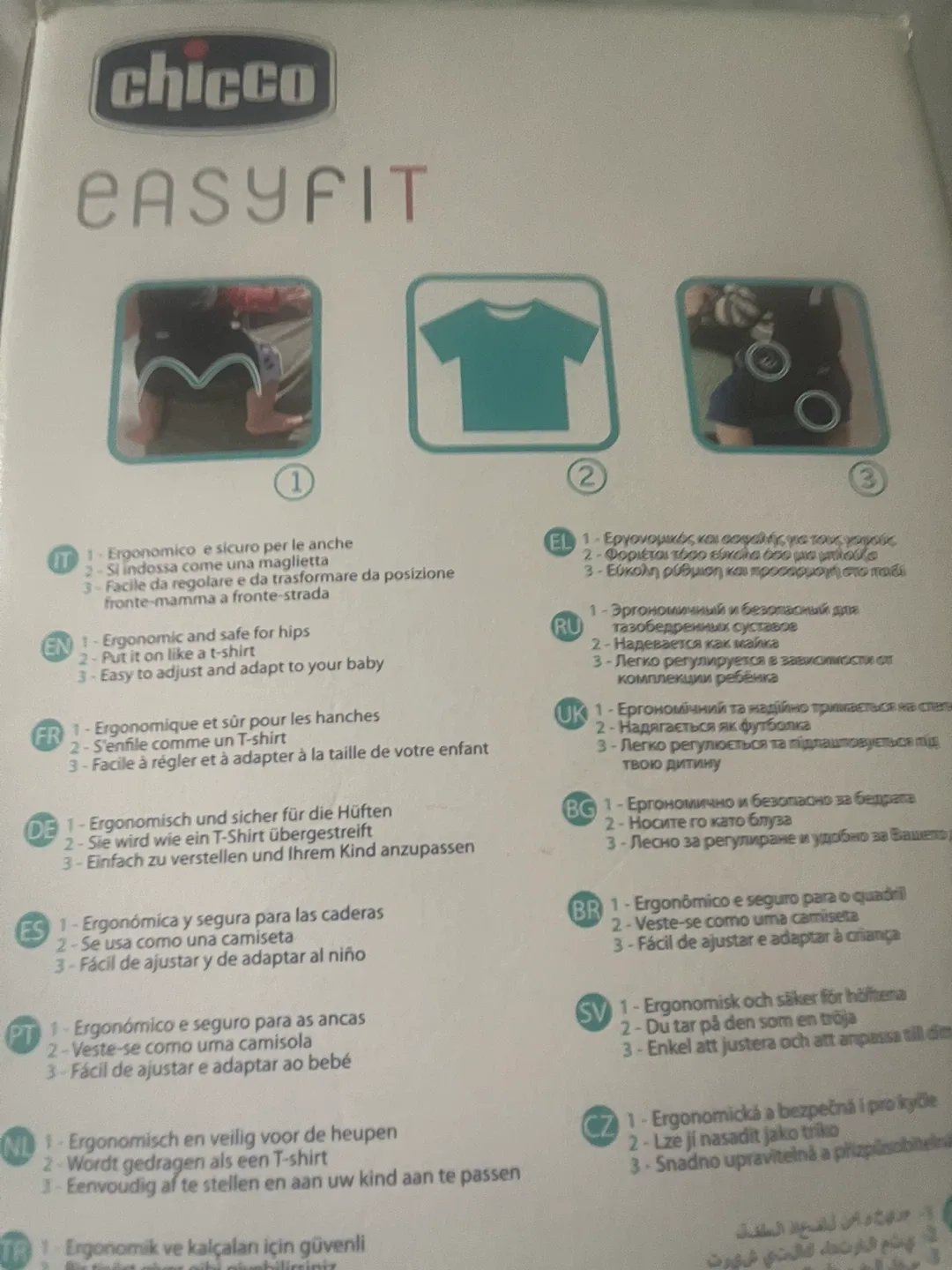 Chicco Easyfit Baby Carrier - Black image indicator(2)