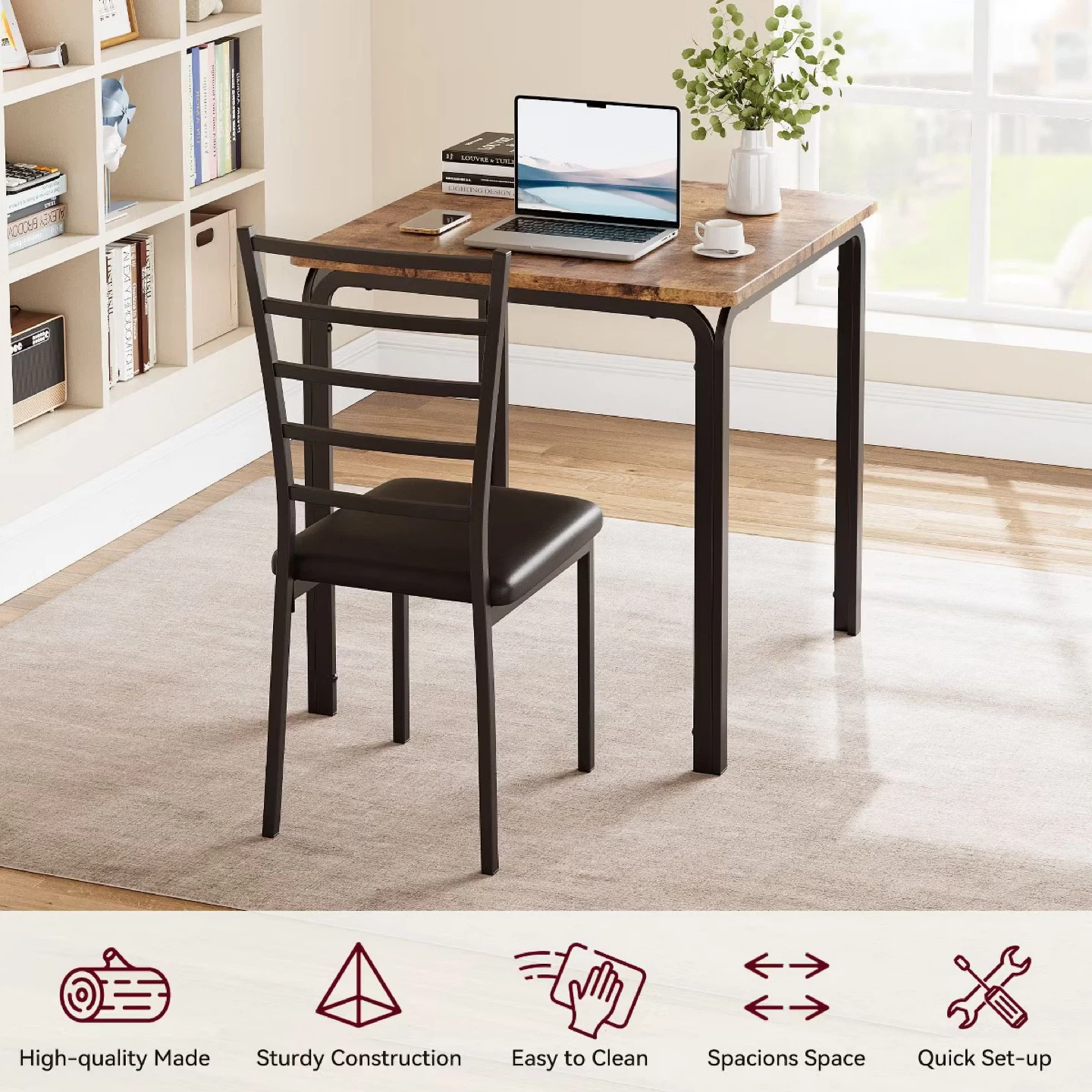 Dining Table & 2 Chairs Set