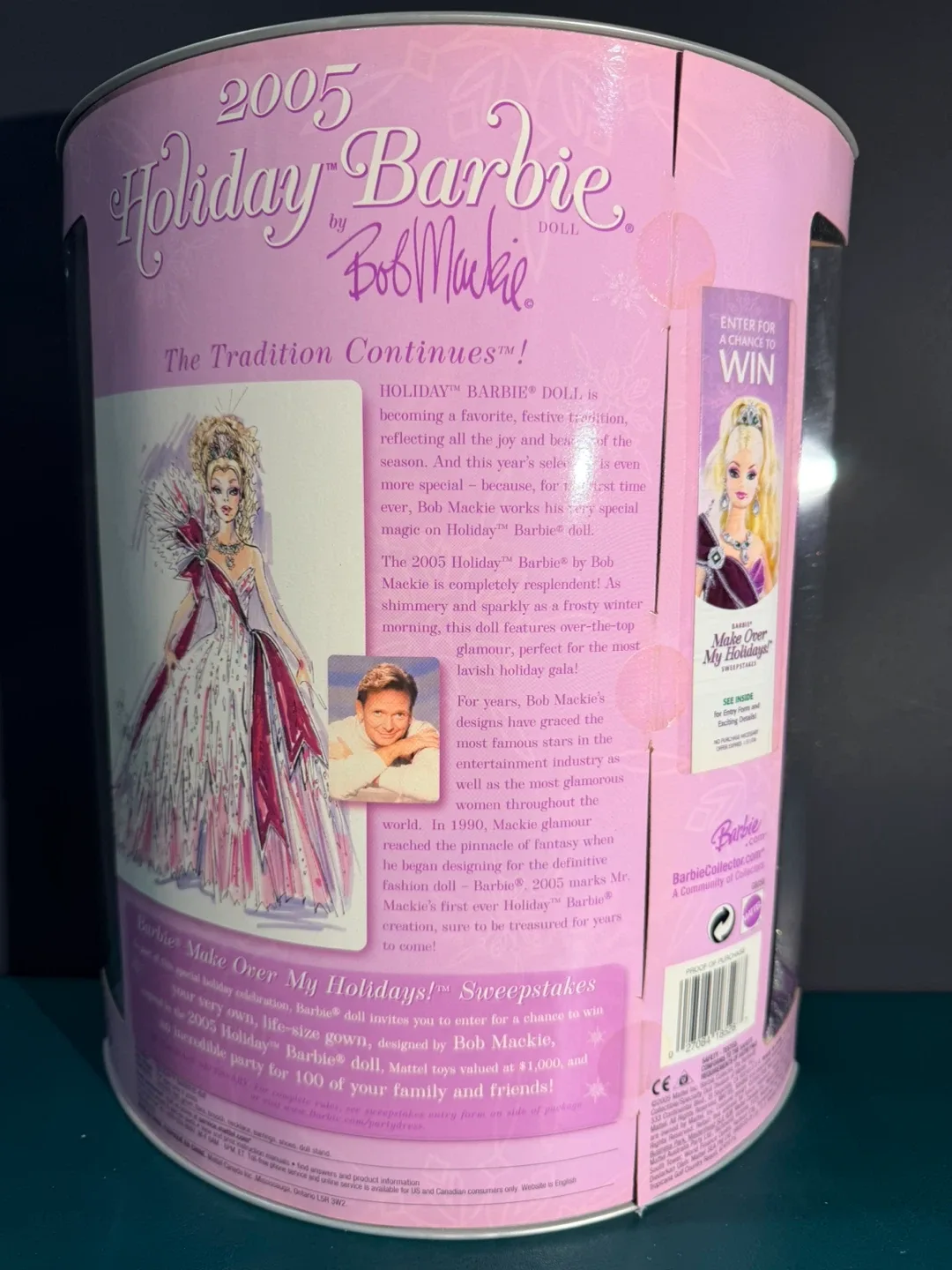 2005 Holiday Barbie by Bob Mackie - New in Box image indicator(4)