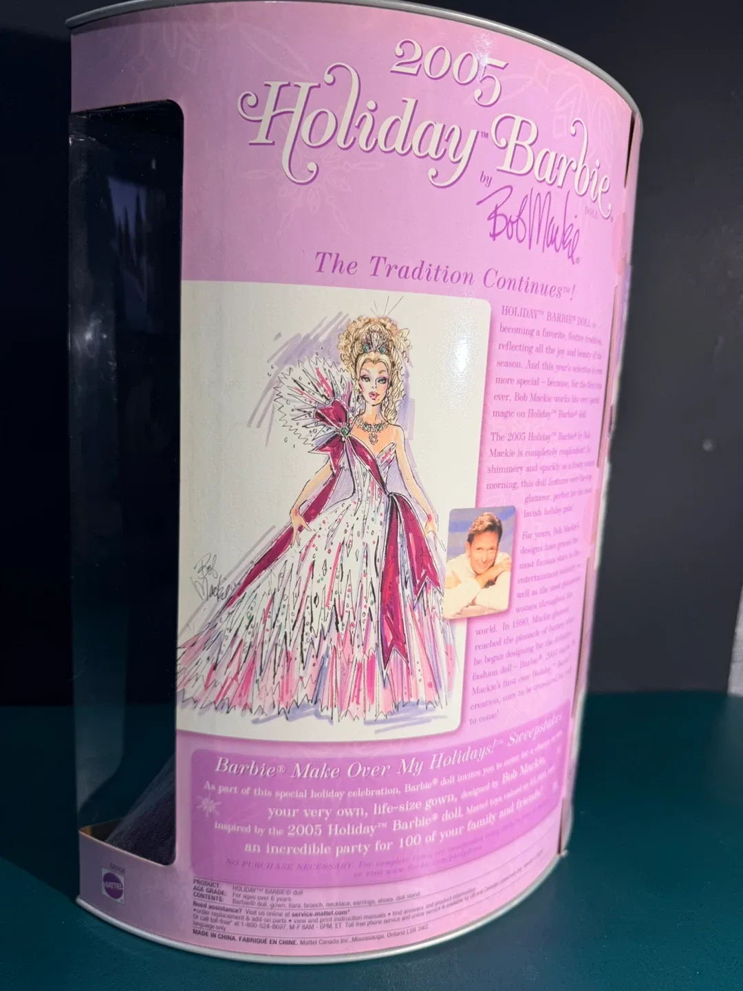 2005 Holiday Barbie by Bob Mackie - New in Box image indicator(9)