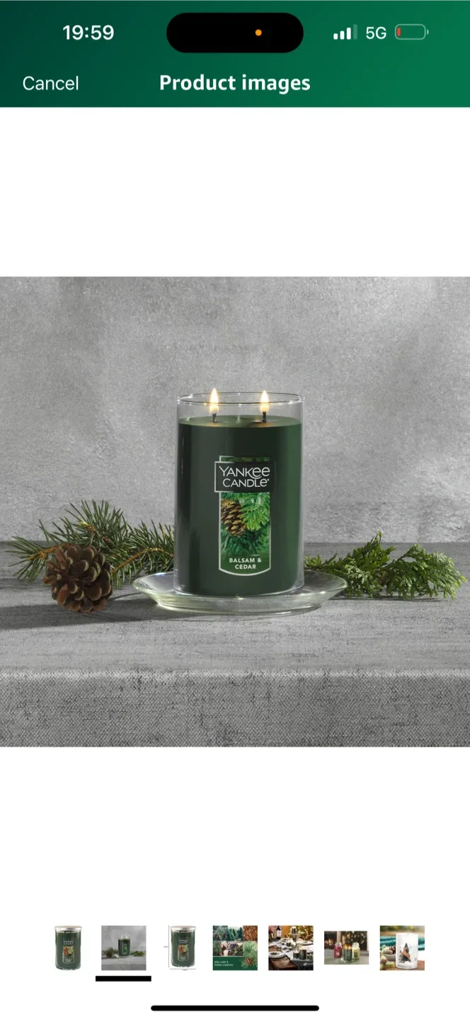Yankee Candle Balsam & Cedar image indicator(5)
