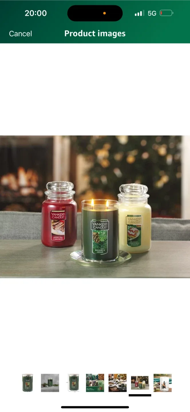 Yankee Candle Balsam & Cedar image indicator(2)