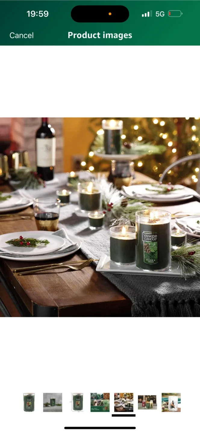 Yankee Candle Balsam & Cedar image indicator(3)