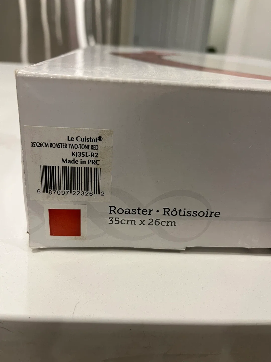 Le Cuistot 35x26cm Roaster - Two-Tone Red image indicator(3)