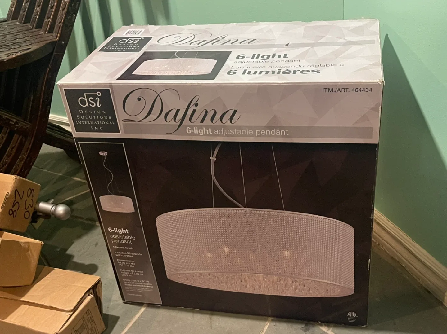 DSI Dafina 6-Light Adjustable Pendant image indicator(2)