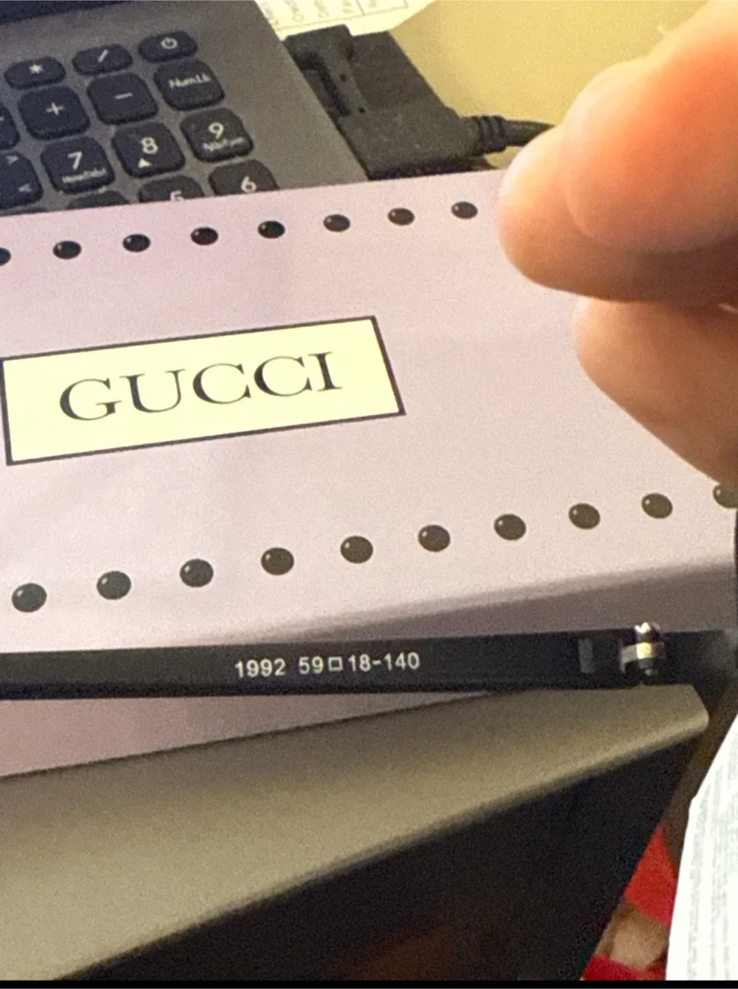 Gucci Sunglasses 1992 59[]18-140 with Box image indicator(3)