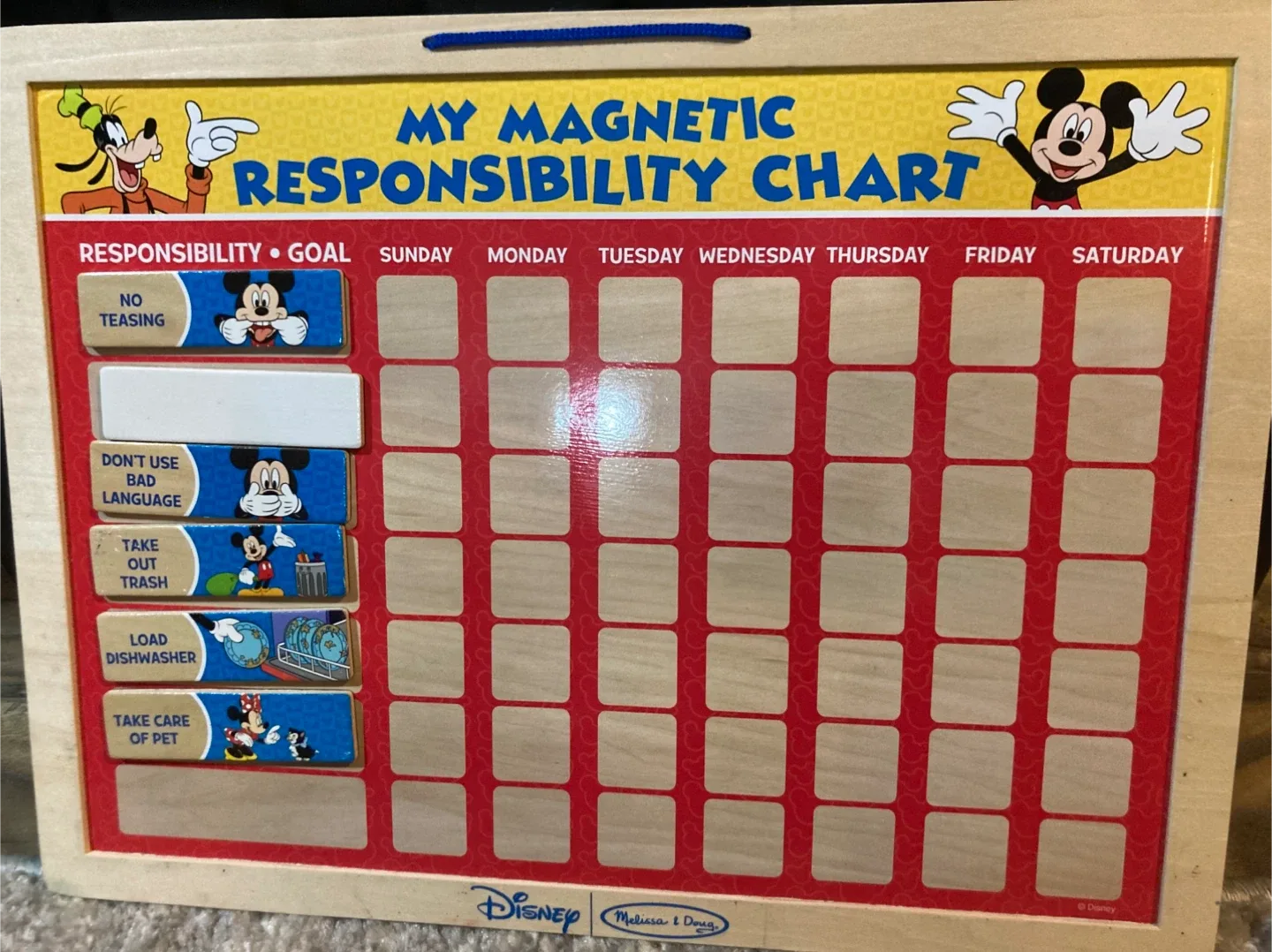 Melissa & Doug Disney Mickey Mouse Responsibility Chart thumbnail