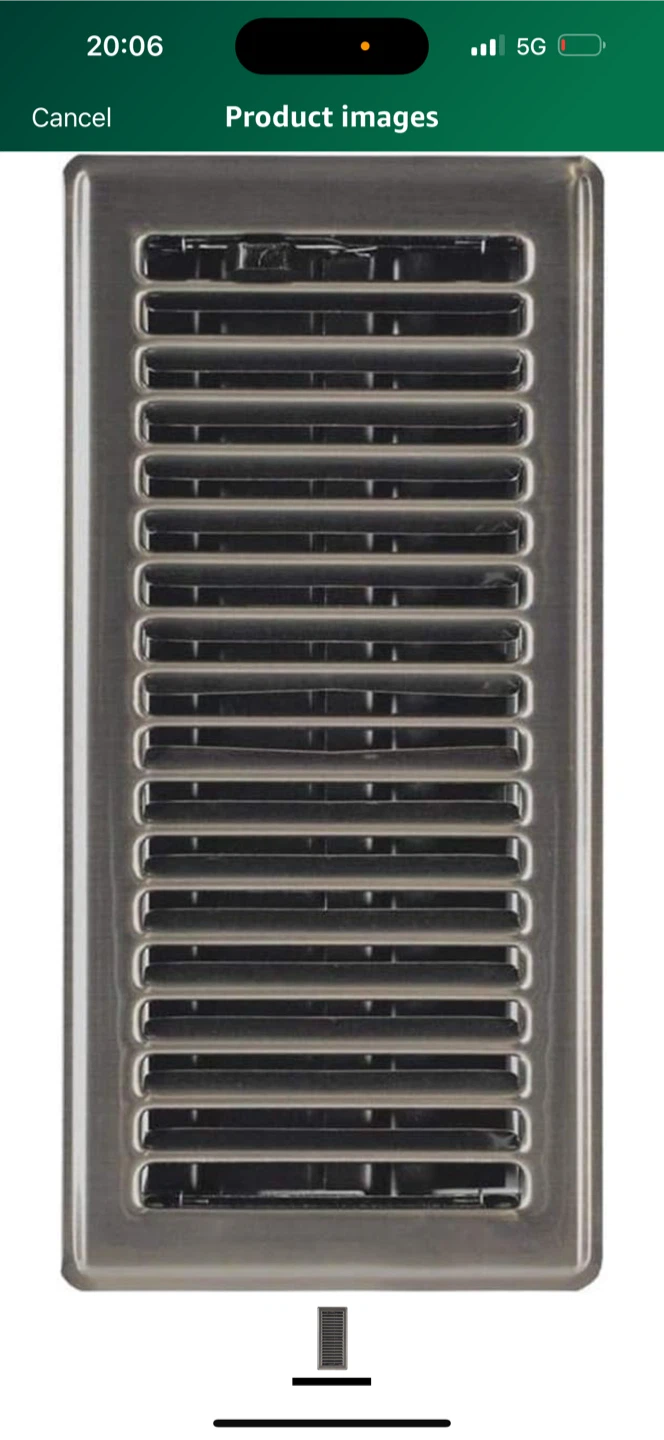 Metal Floor Register