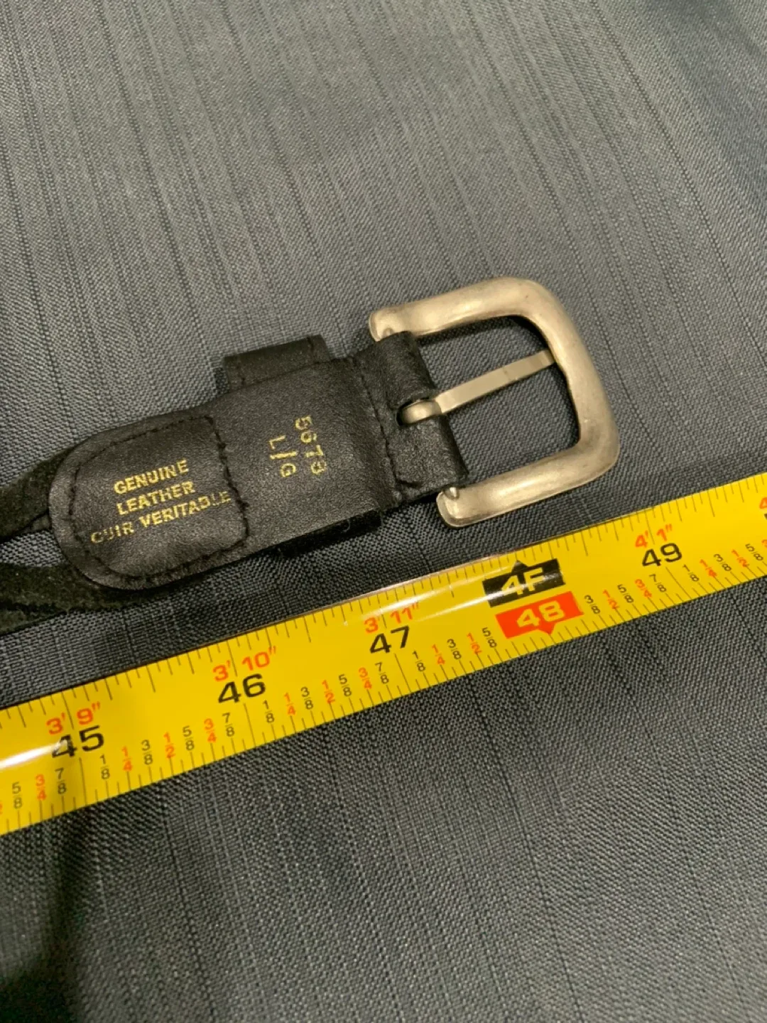 Leather Braided Belt - Size L/G image indicator(4)