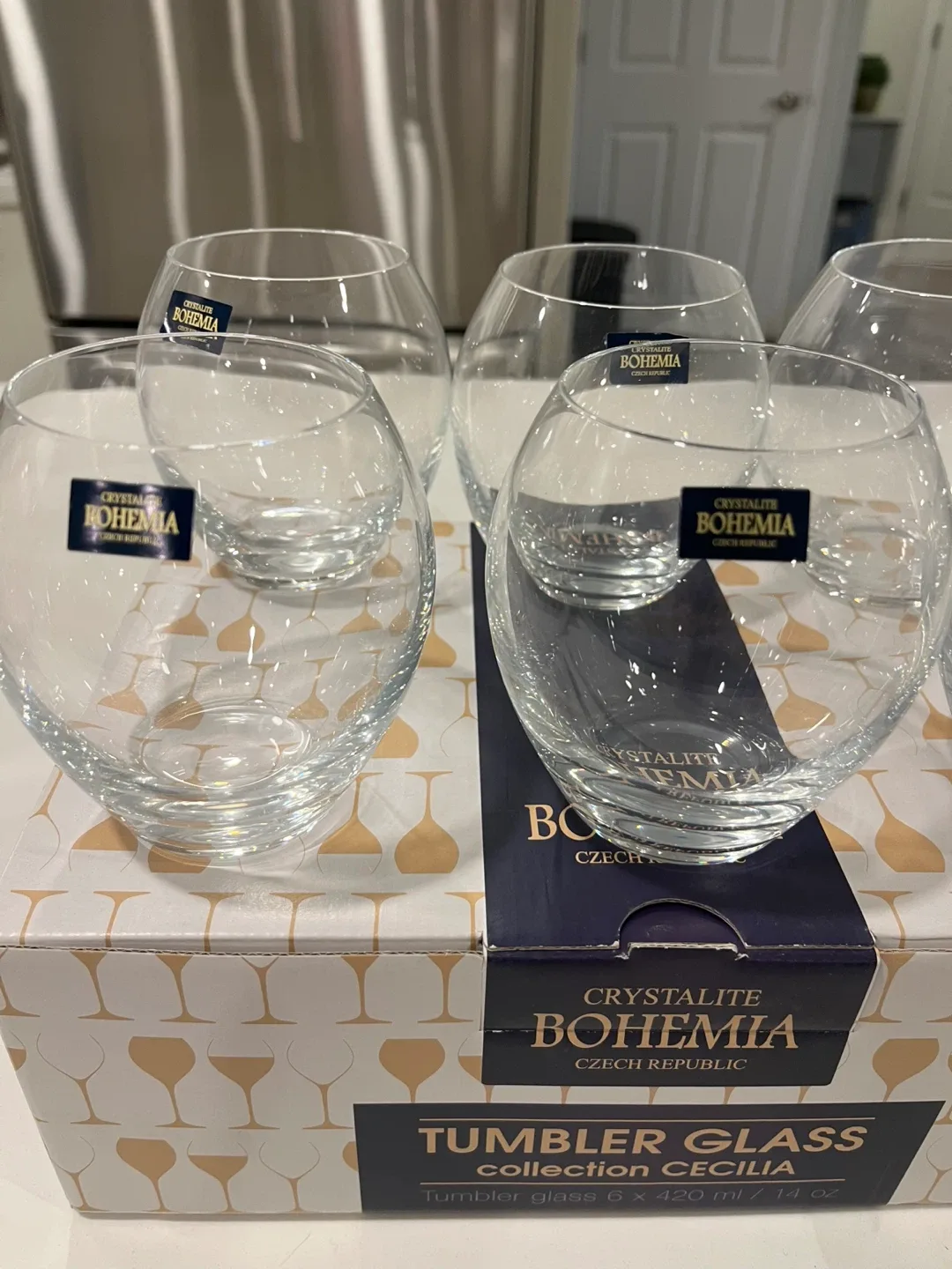 Crystalite Bohemia Tumbler Glasses Cecilia (Set of 6) image indicator(3)