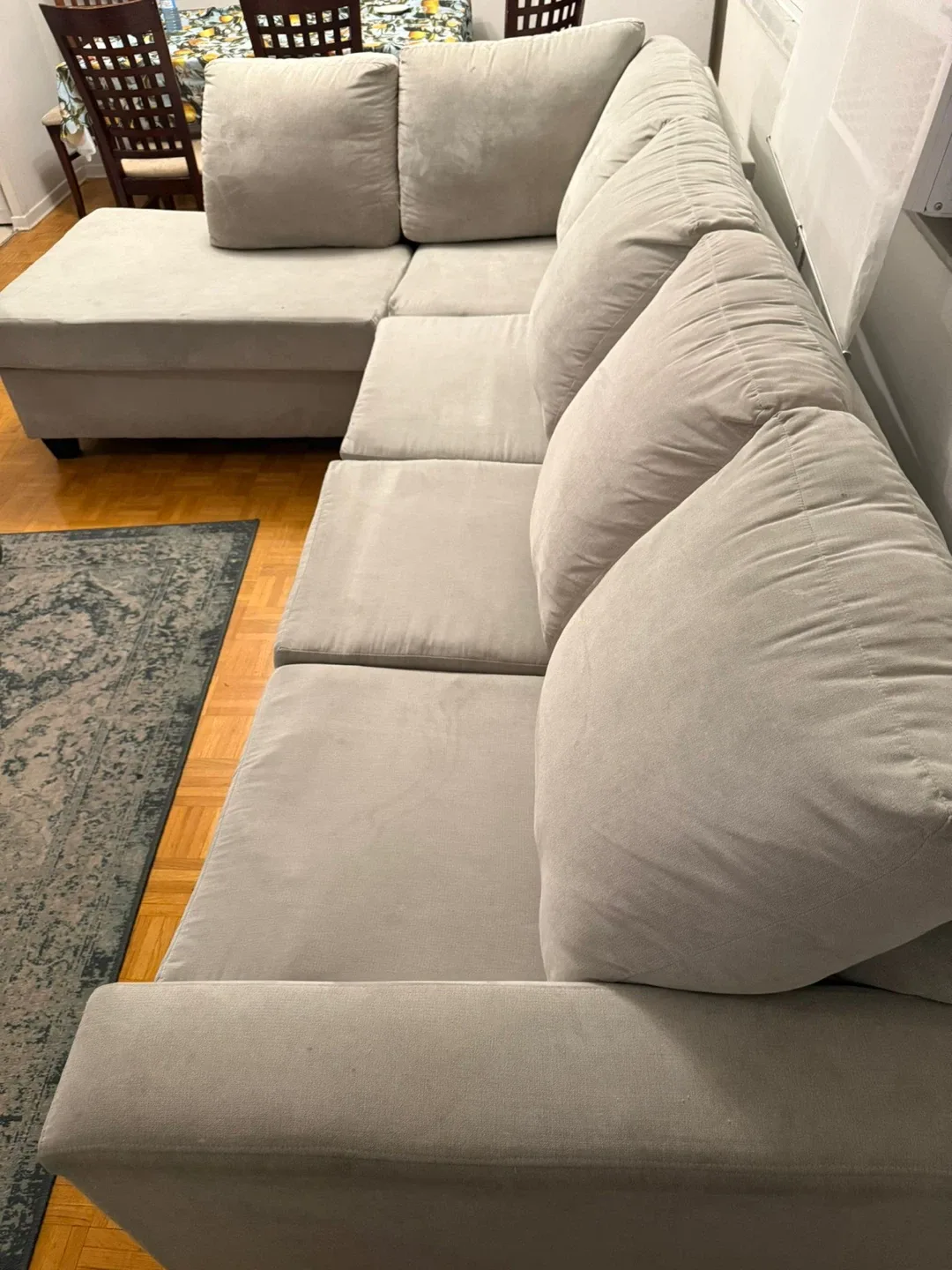 Sectional Sofa Bed - Beige image indicator(3)