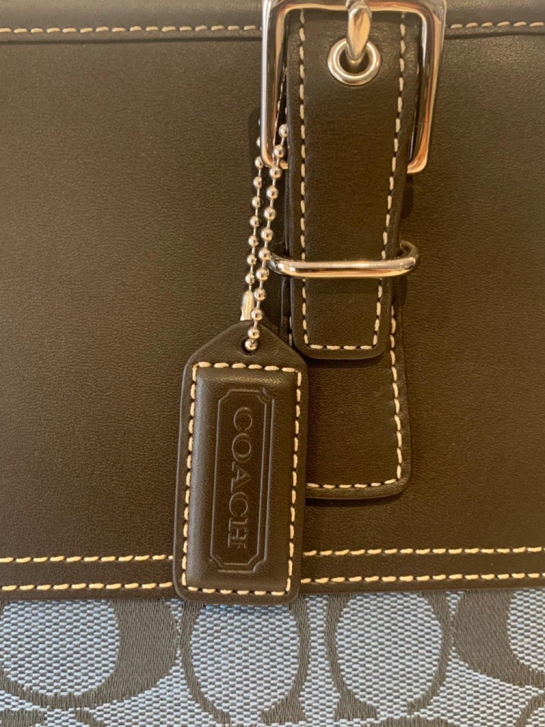 💙 New Coach Blue Signature Hampton Carryall Tote Bag 💙 - photo 3