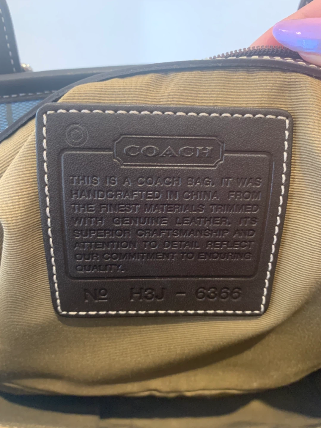 💙 New Coach Blue Signature Hampton Carryall Tote Bag 💙 - photo 4