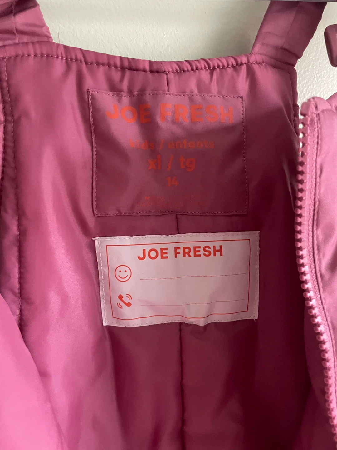 Joe Fresh Kids Snowsuit (has tear!) - Size XL (14) - photo 2