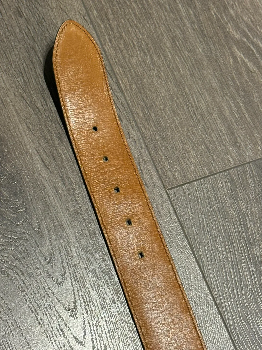 Prada Crocodile Leather Belt Size 75/30 Made in Italy image indicator(7)