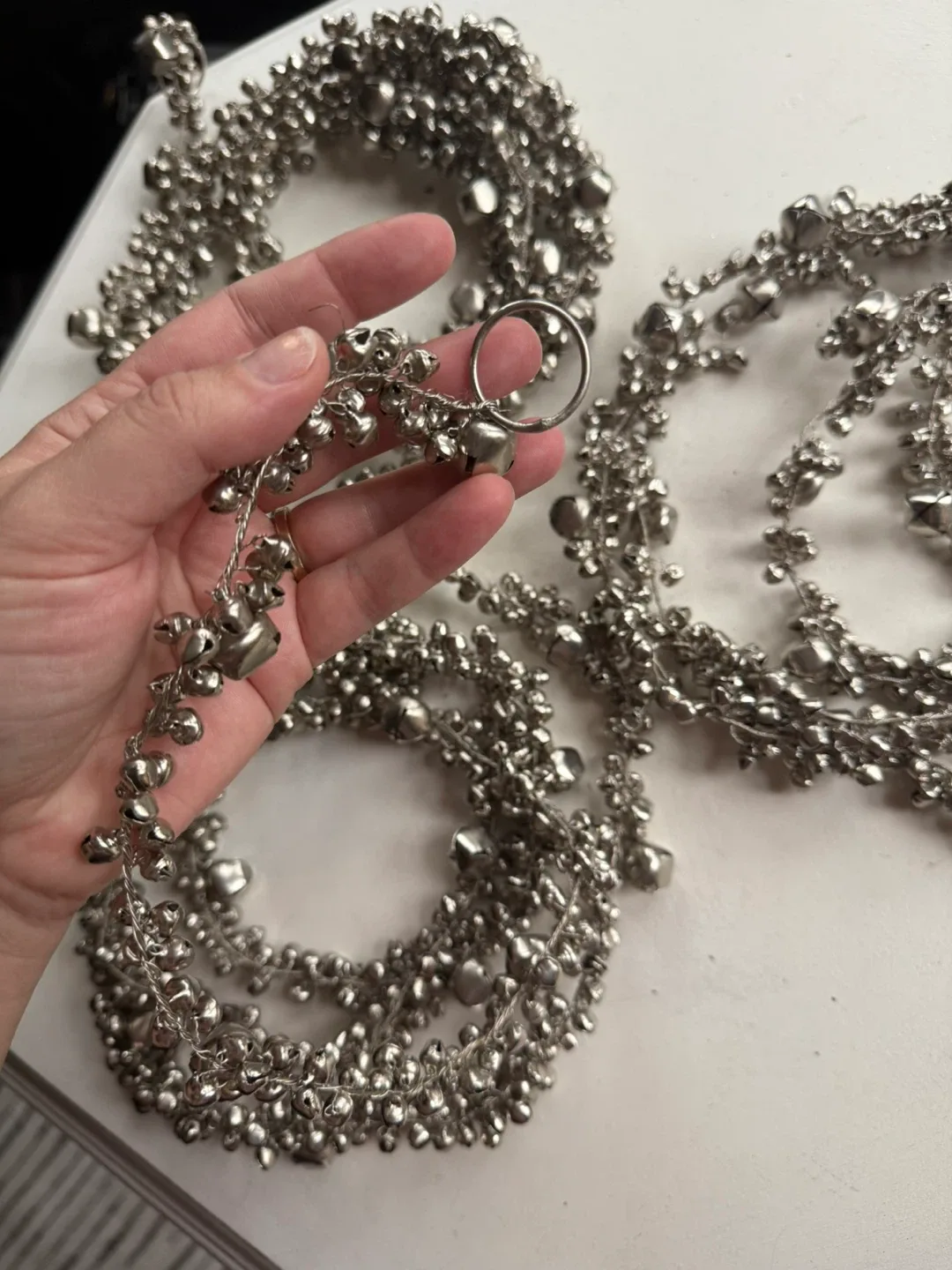 Mini Jingle Bells Holiday Garlands - West Elm