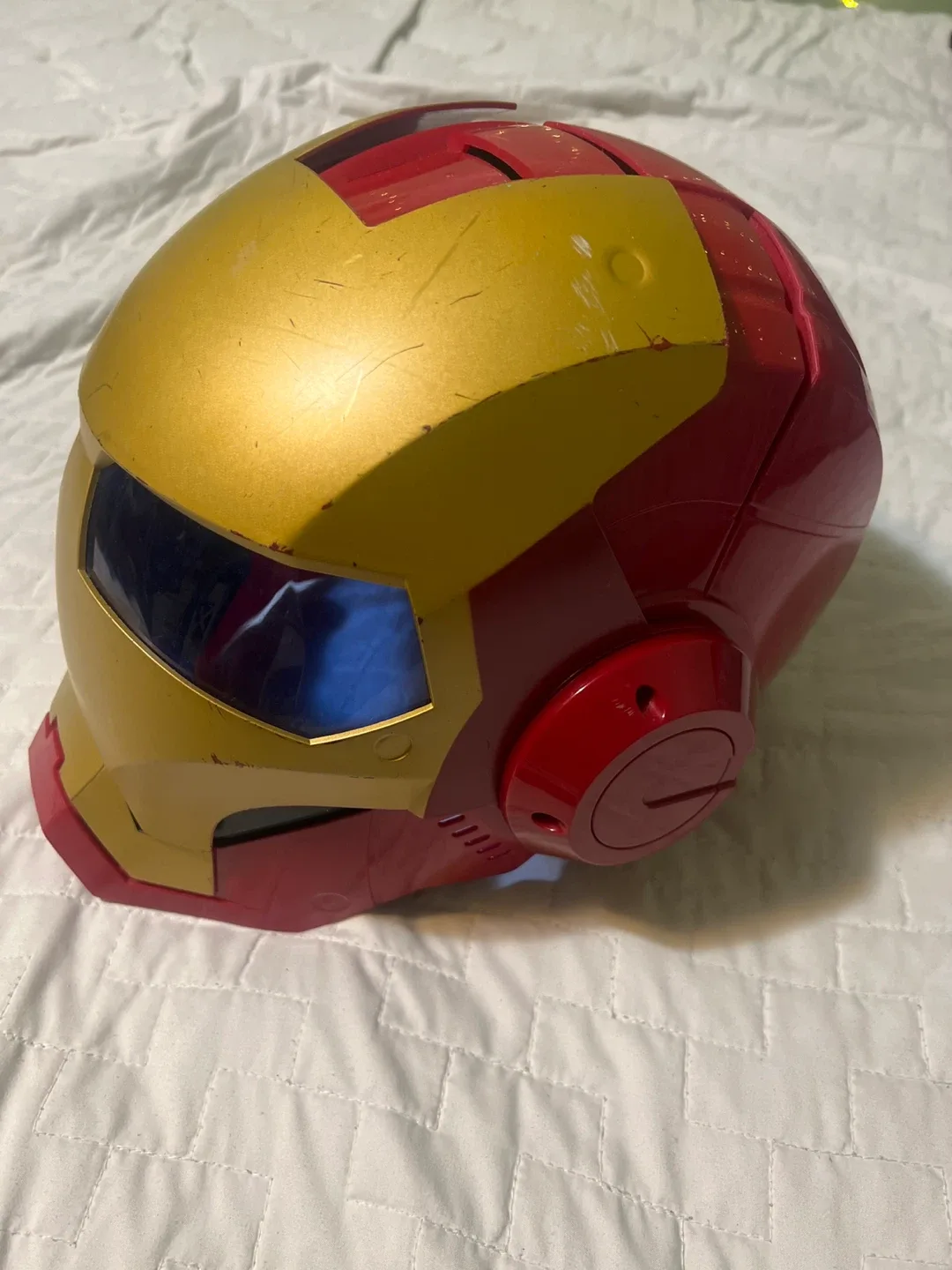 2010 Marvel IRON MAN HELMET Electronic Costume Ironman Mask image indicator(3)