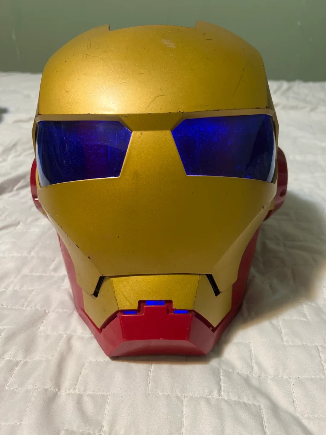 2010 Marvel IRON MAN HELMET Electronic Costume Ironman Mask image indicator(9)
