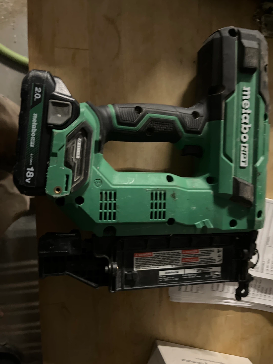 Metabo HPT Cordless Brad Nailer - Green - photo 3
