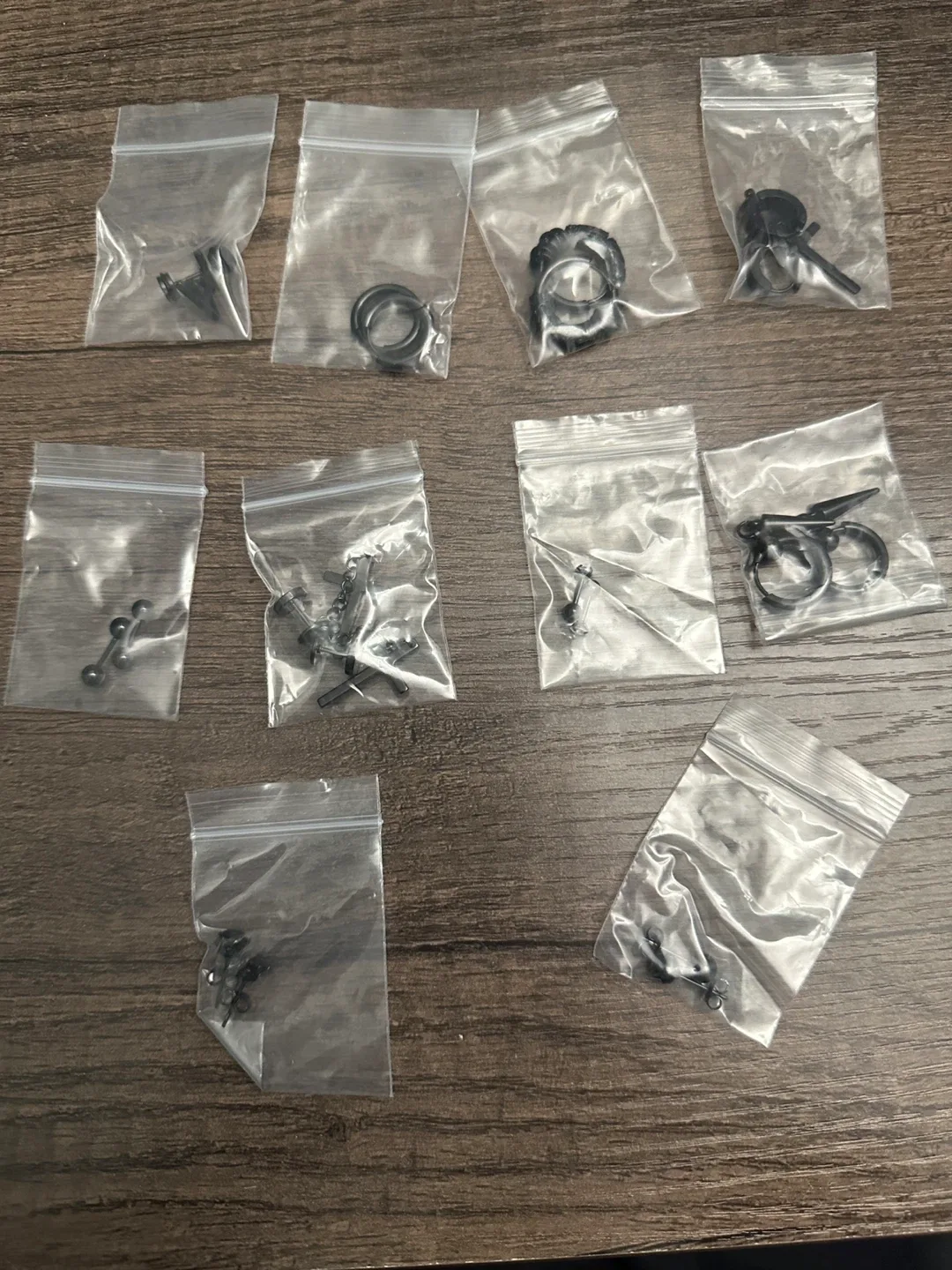 Black ear studs Jewelry Lot image indicator(2)