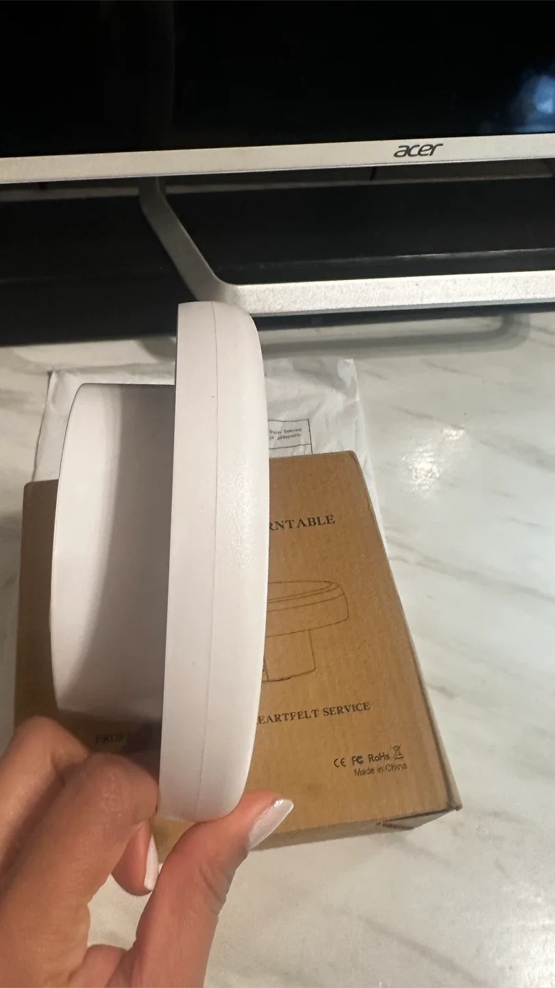 16cm Mini Electric Turntable Display Stand - New image indicator(4)