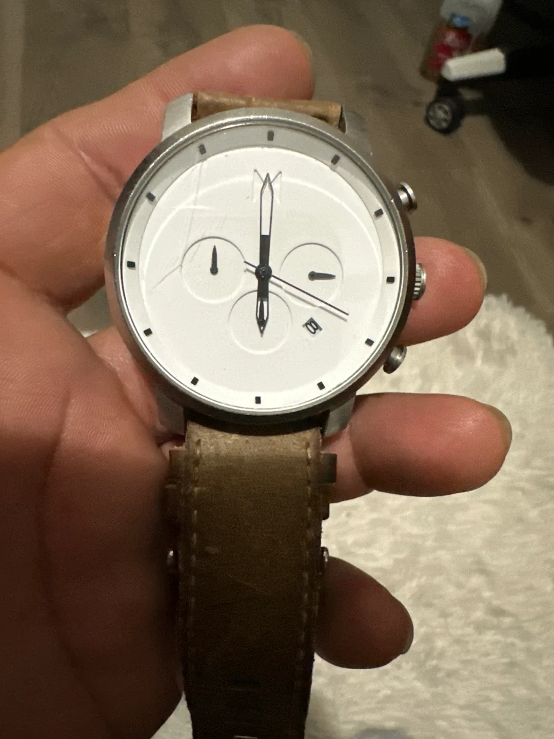 MVMT C30 Watch with Leather Strap
