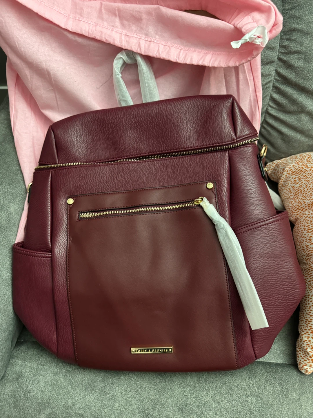 Poppy and Peonies Commuter Backpack - photo 4
