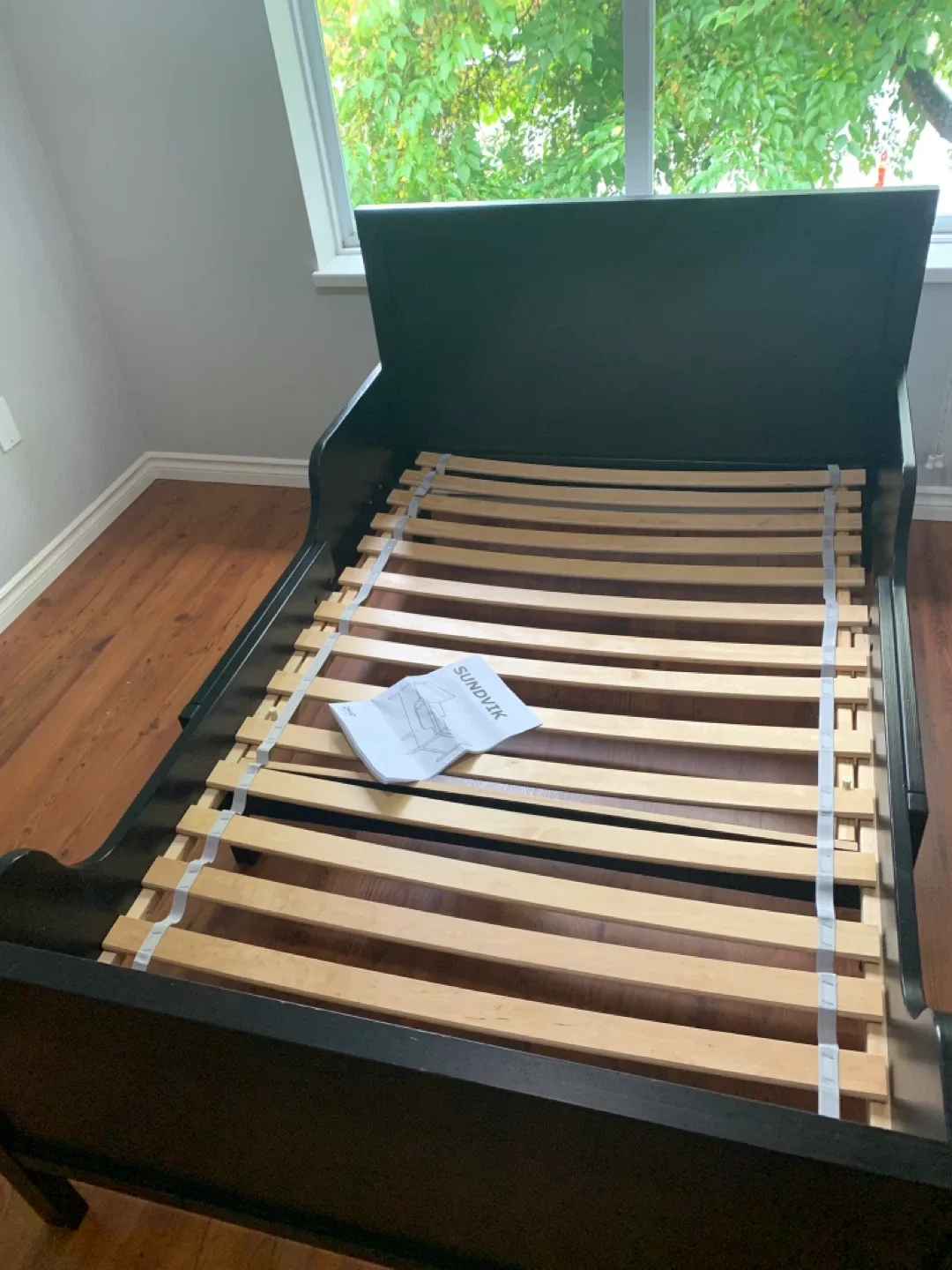 IKEA Sundvik Black-Brown Bedframe