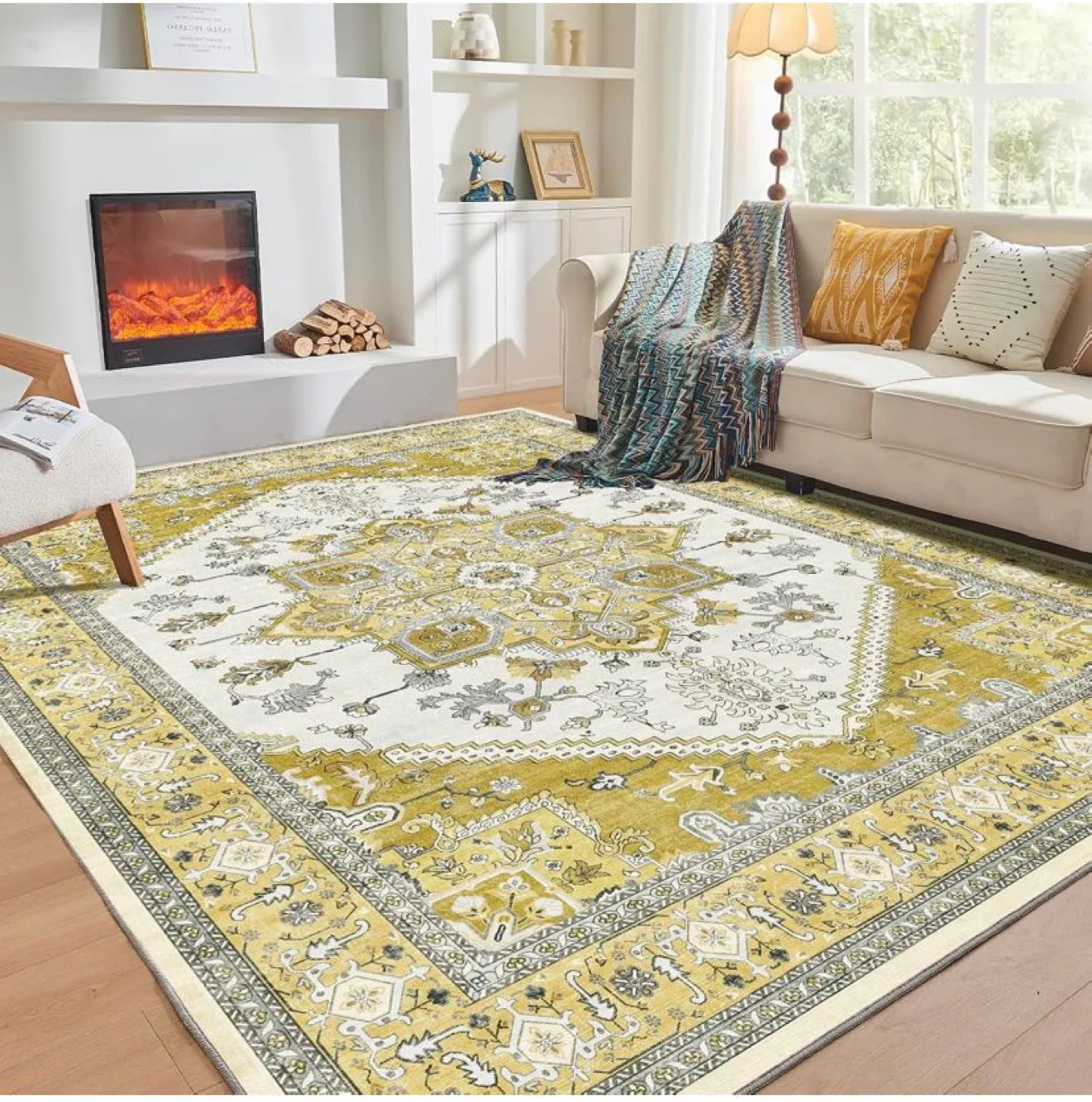 Ultra Soft Faux Cashmere Area Rug image indicator(2)