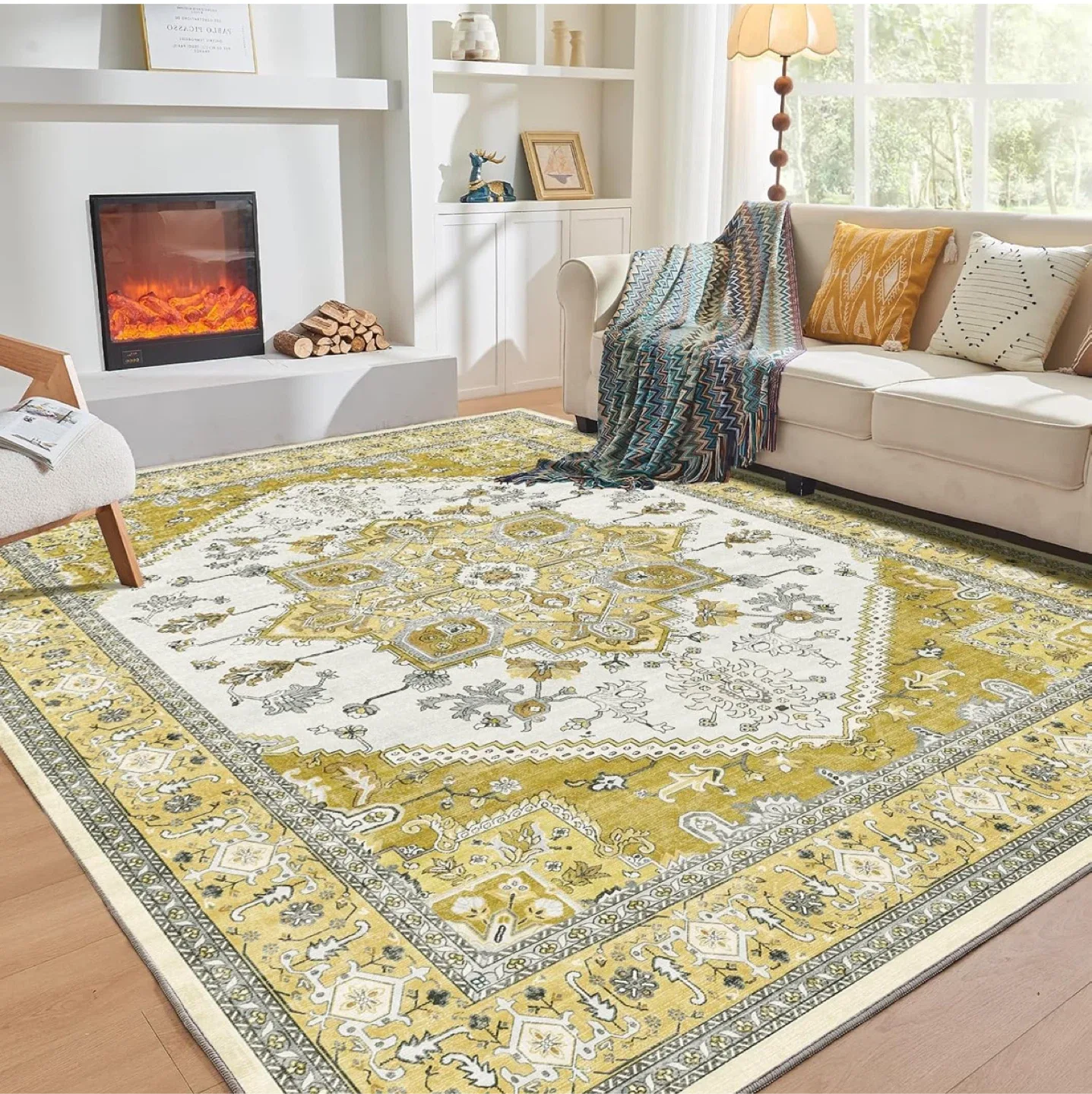 Ultra Soft Faux Cashmere Area Rug image indicator(3)