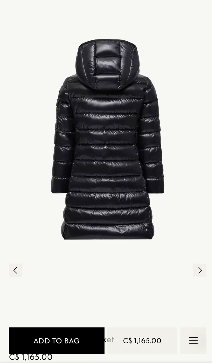 Moncler Black Padded Down Jacket image indicator(3)