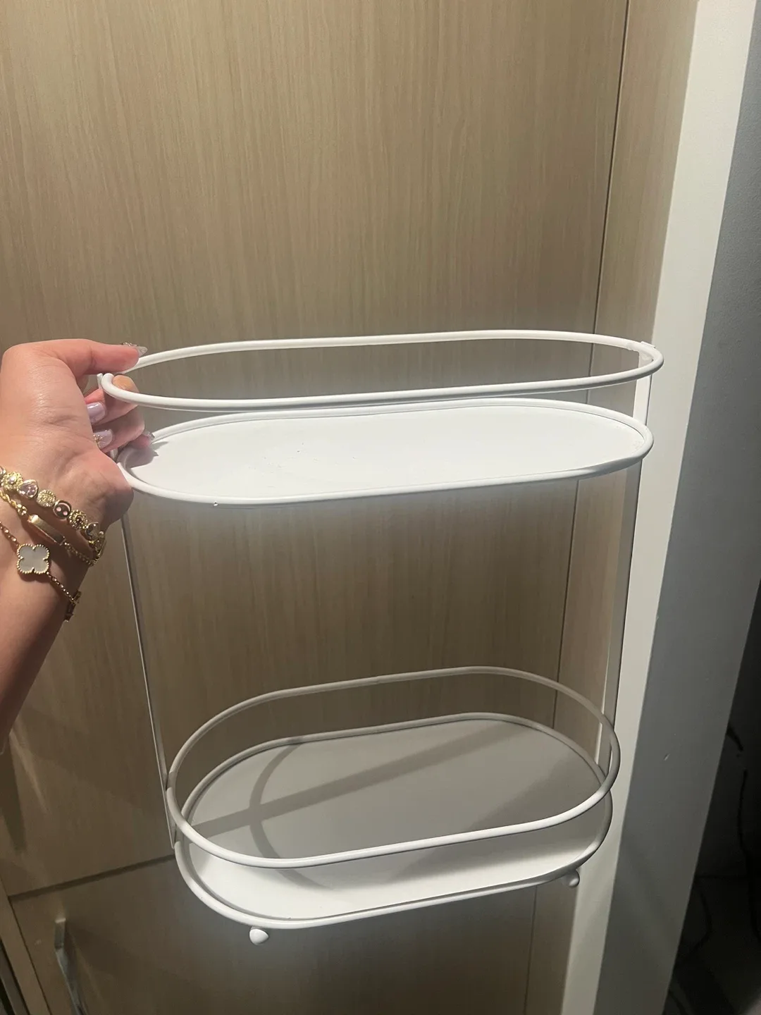 White Metal Shelf thumbnail