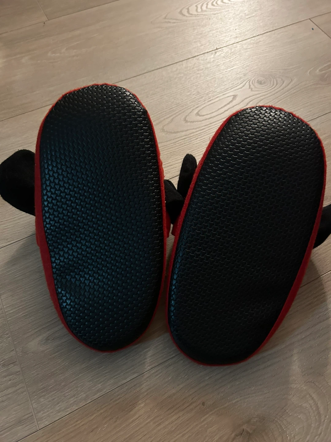 Snoopy Plush Slippers - Red & White - photo 3