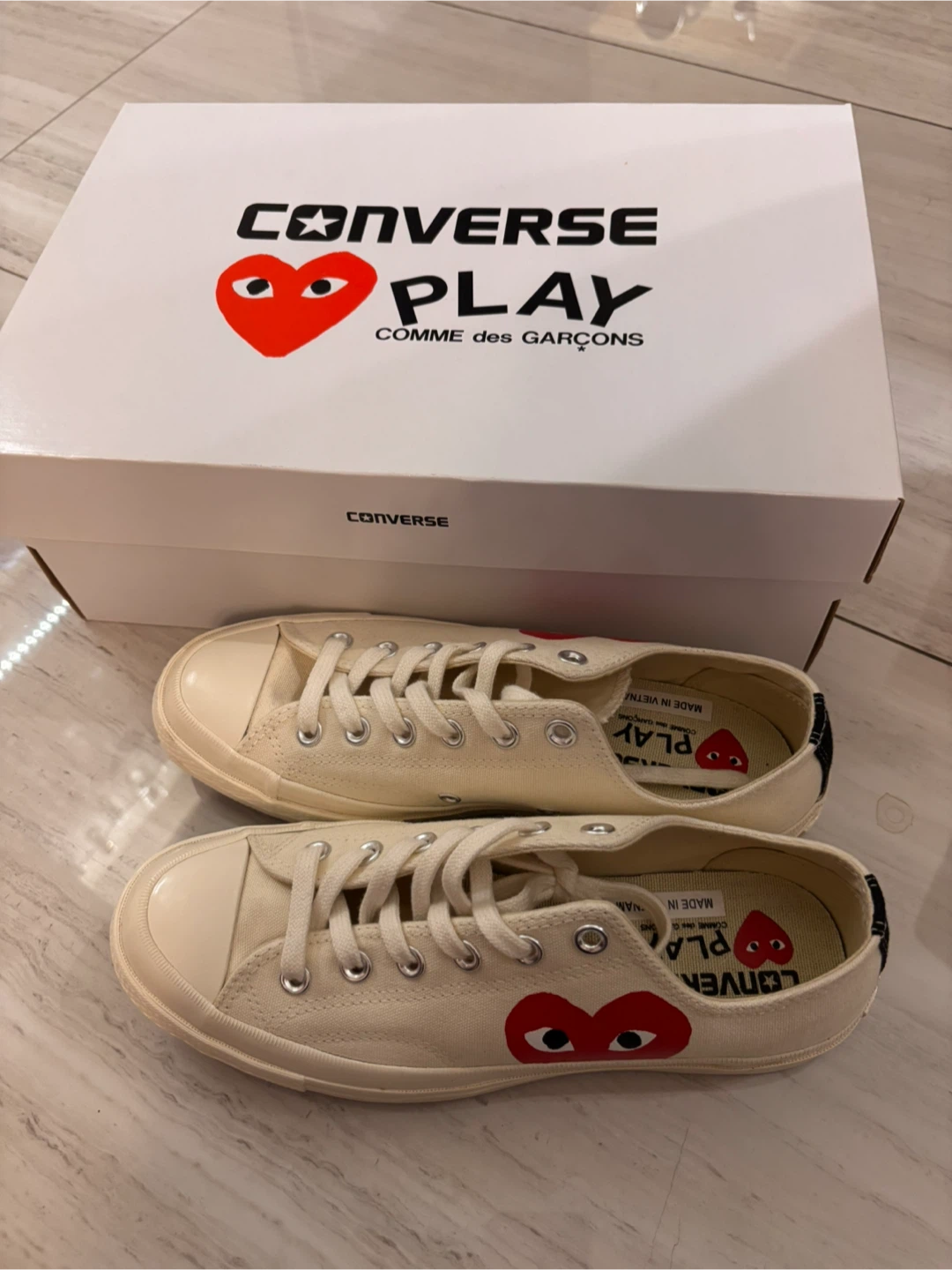 Converse PLAY Comme des Garçons Sneakers - Size 7