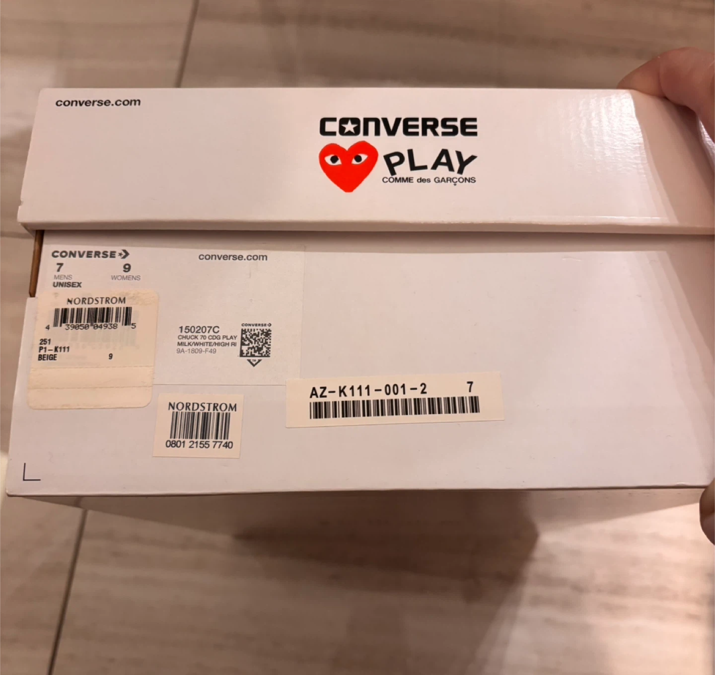 Converse PLAY Comme des Garçons Sneakers - Size 7 - photo 2