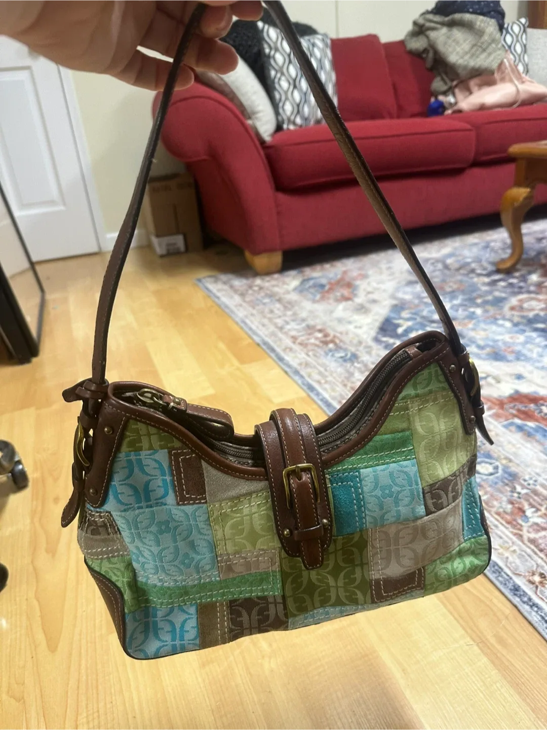 Fossil Patchwork Shoulder Bag image indicator(4)