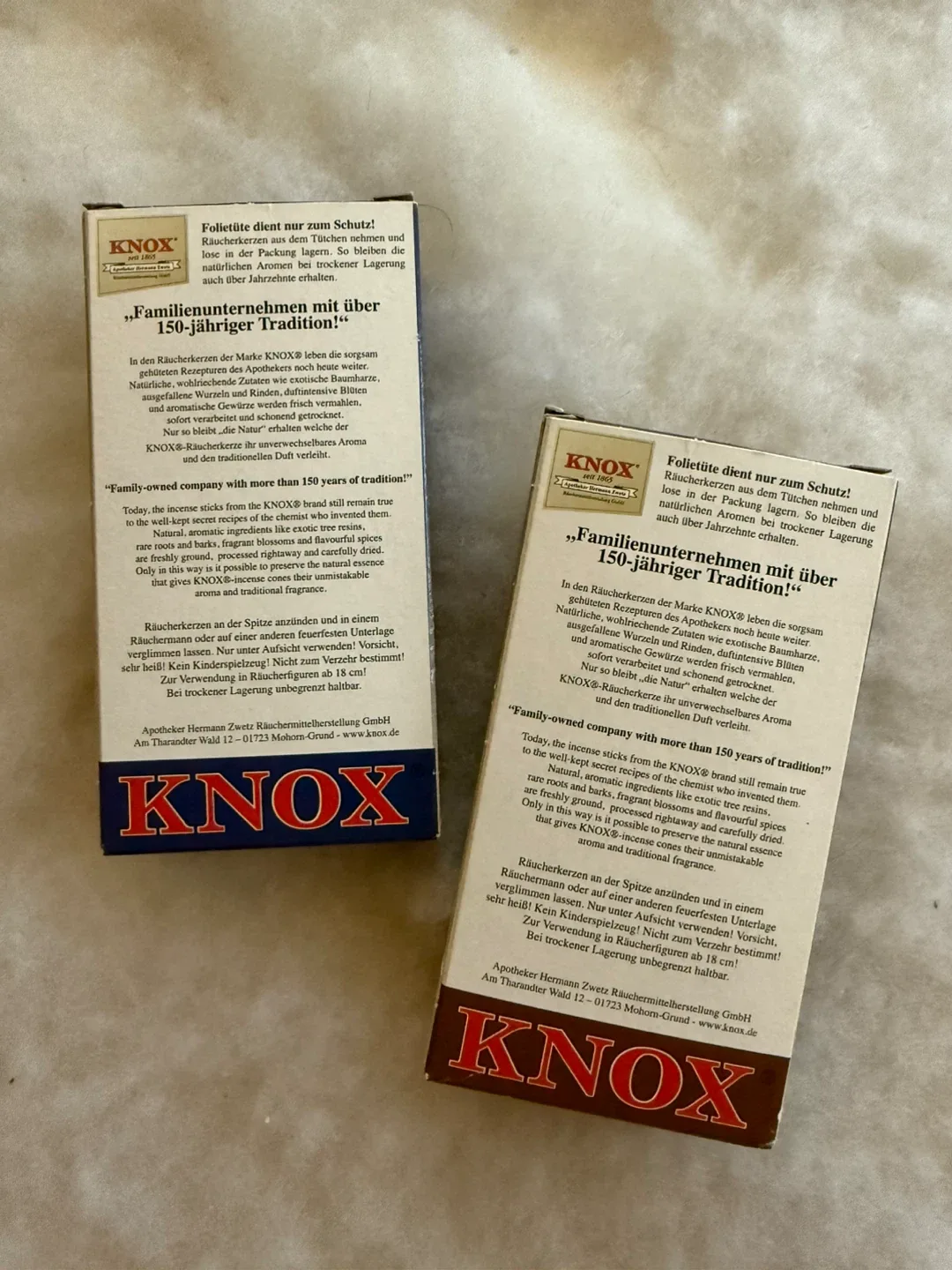 BNIB Knox Incense Cones - 2 Boxes image indicator(2)