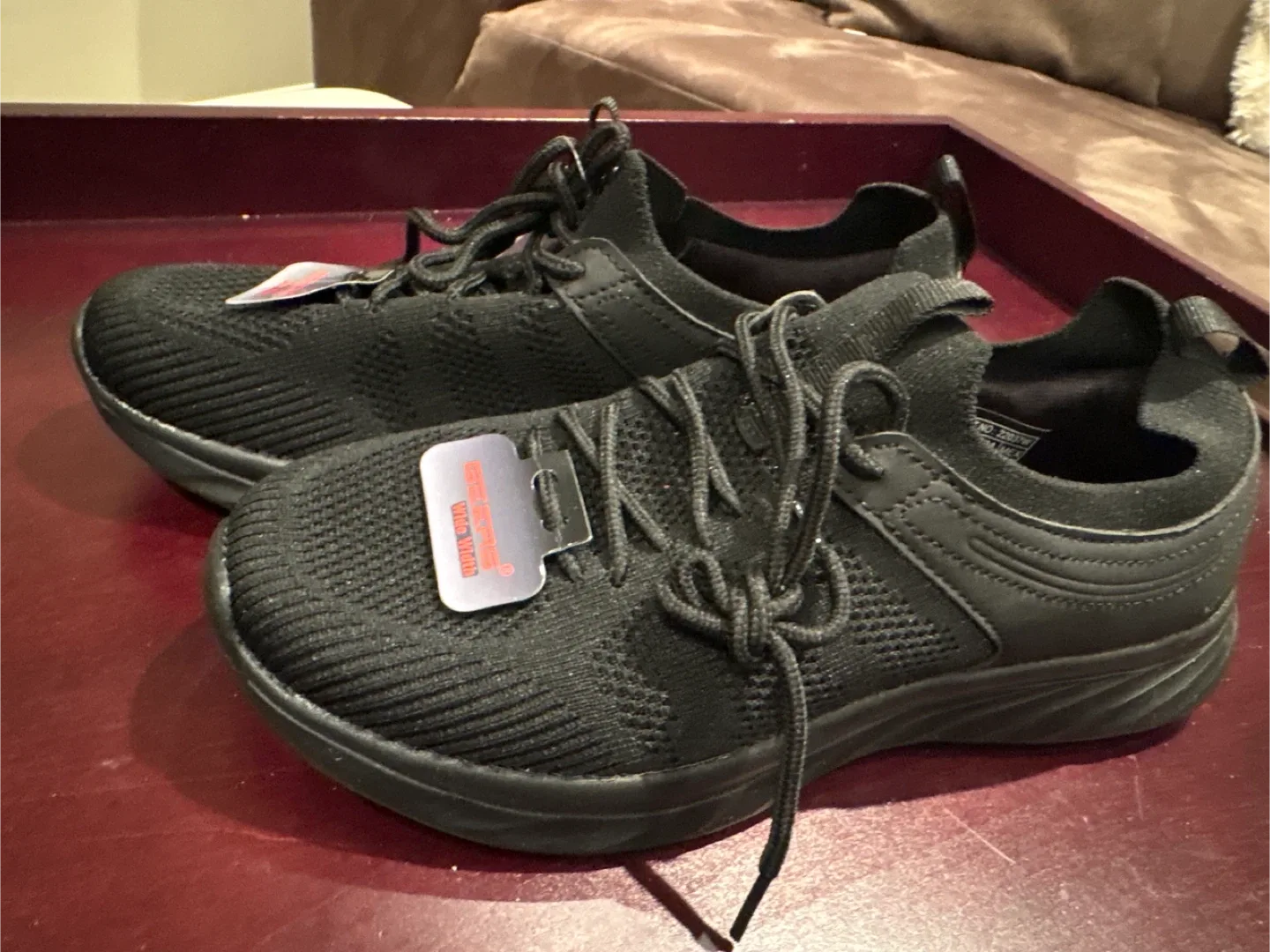 New Geers Wide Width Black Shoes - Size 8 image indicator(2)