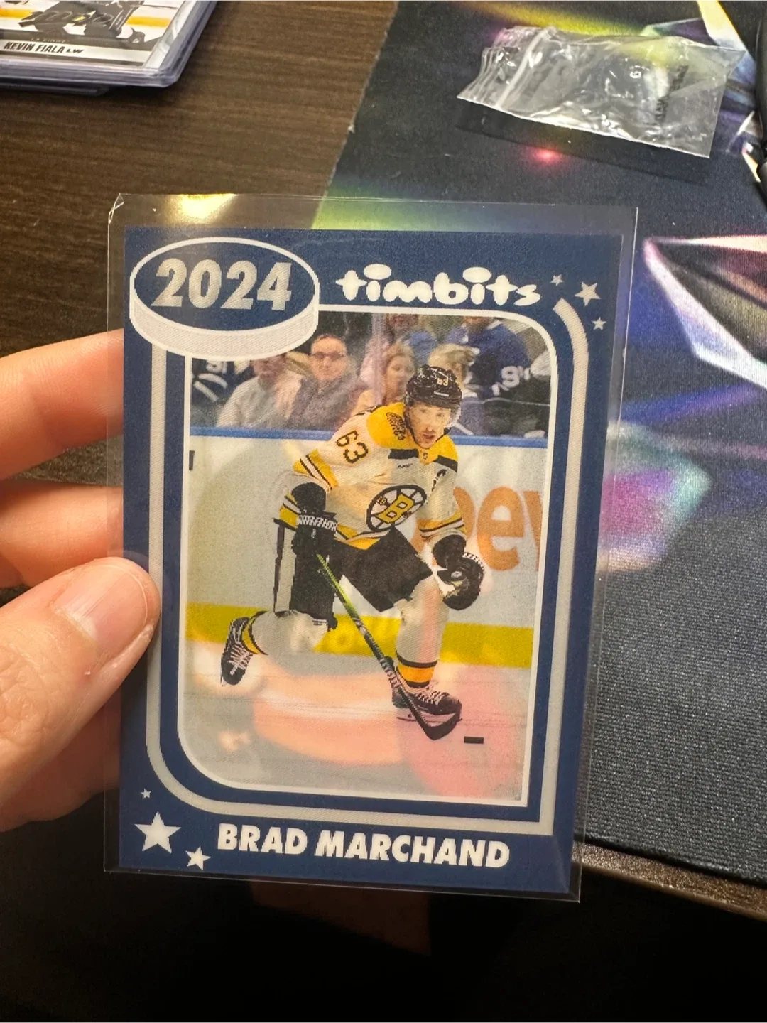 2024 Tim Hortons Timbits Brad Marchand Hockey Card image indicator(3)