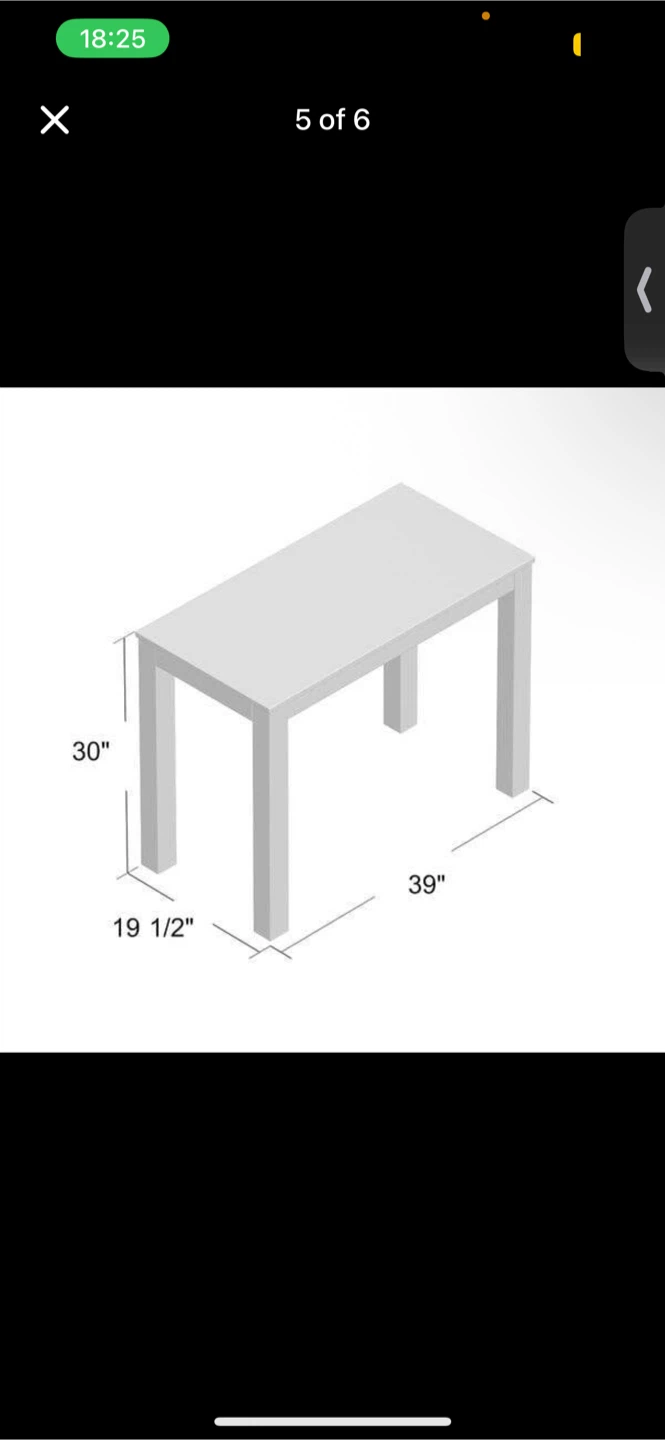 White IKEA Desk - photo 4