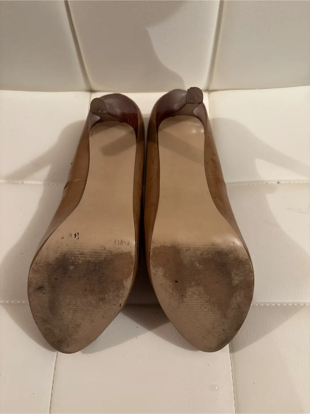 Guess light Brown Peep-Toe Heels image indicator(4)