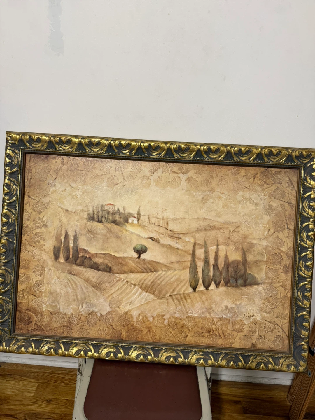 Framed Tuscan Landscape Wall Art - photo 4